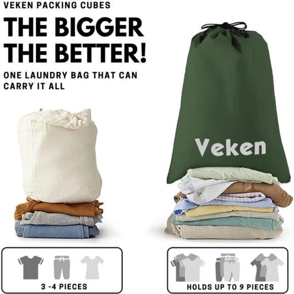 6 Pc Set Packing Cubes Luggage Packing Organizers for Travel Accessories - Picture 7 of 7